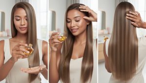 découvrez comment nourrir vos cheveux en profondeur grâce au bain d’huile, étape par étape, pour des cheveux doux et revitalisés.