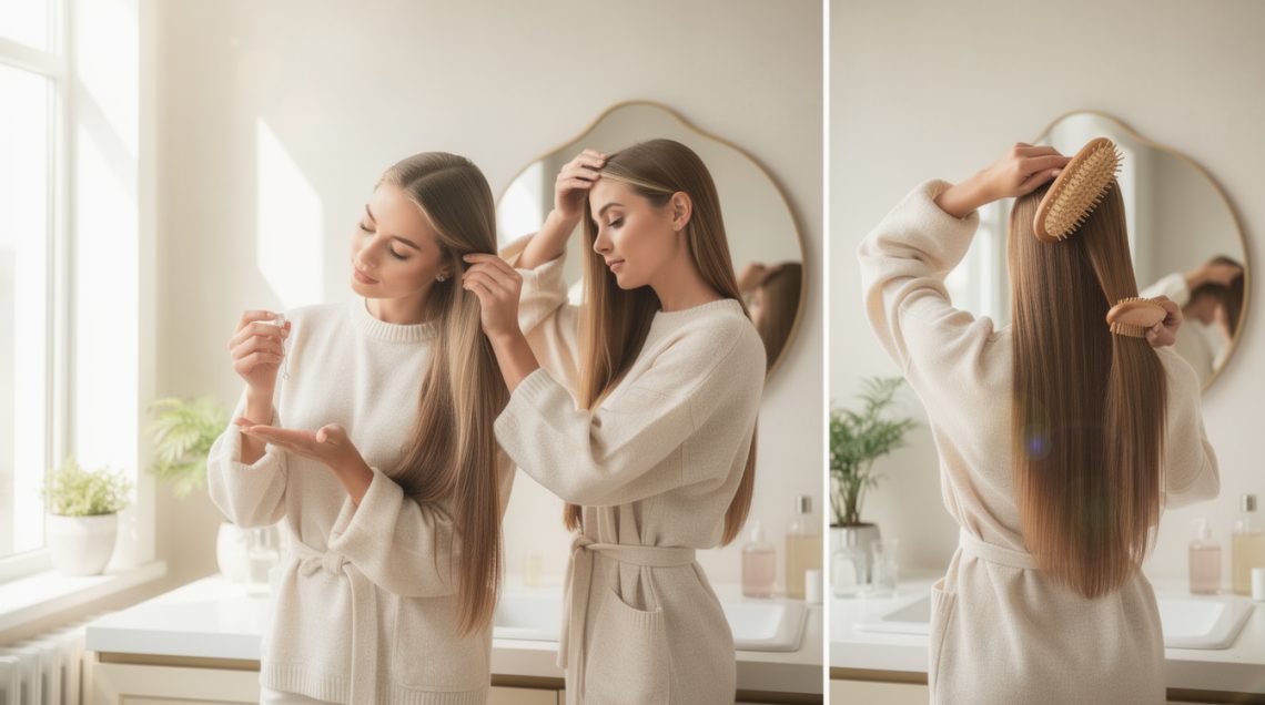 découvrez comment stimuler efficacement la pousse de vos cheveux avec notre routine in & out simple et naturelle, adaptée à tous les types de cheveux.
