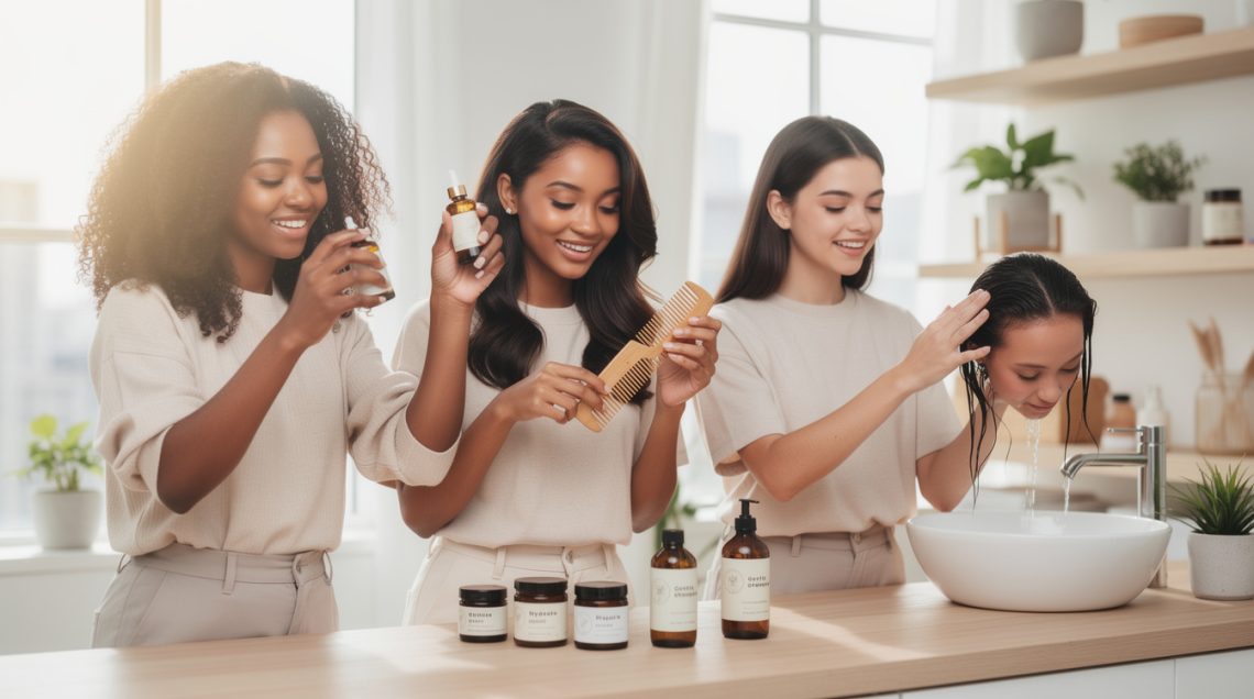 découvrez notre guide pratique pour une routine naturelle afin d'obtenir de beaux cheveux en pleine santé, avec des conseils simples et efficaces.